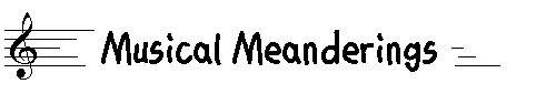 Musical Meanderings Web site